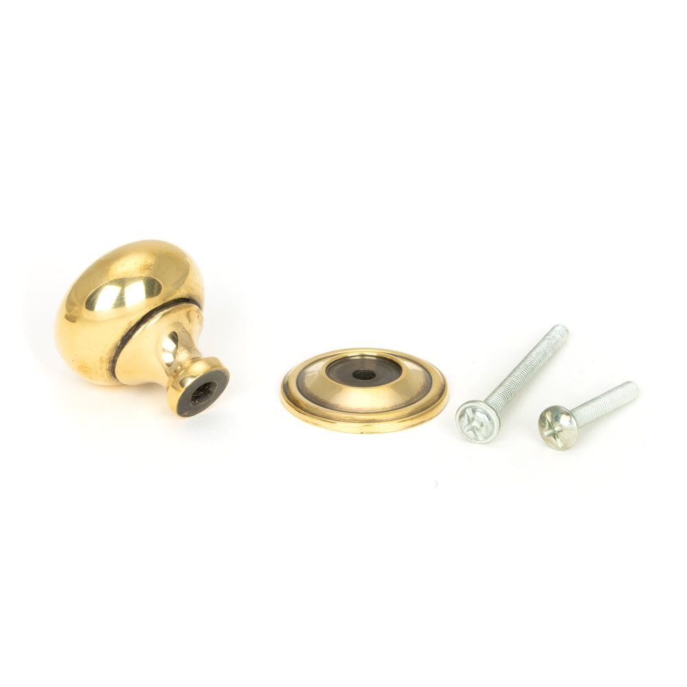 From The Anvil - Aged Brass Mushroom Cabinet Knob 32mm | Sku. 46723 | Trade Door Handles.