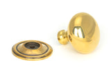 From The Anvil - Aged Brass Mushroom Cabinet Knob 38mm | Sku. 46724 | Trade Door Handles.