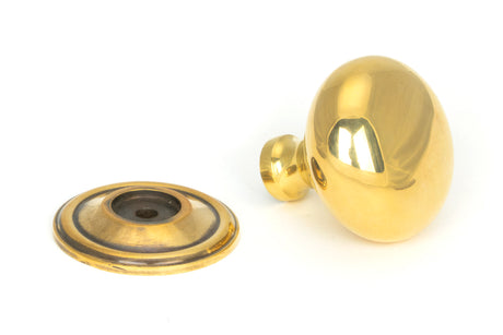 From The Anvil - Aged Brass Mushroom Cabinet Knob 38mm | Sku. 46724 | Trade Door Handles.
