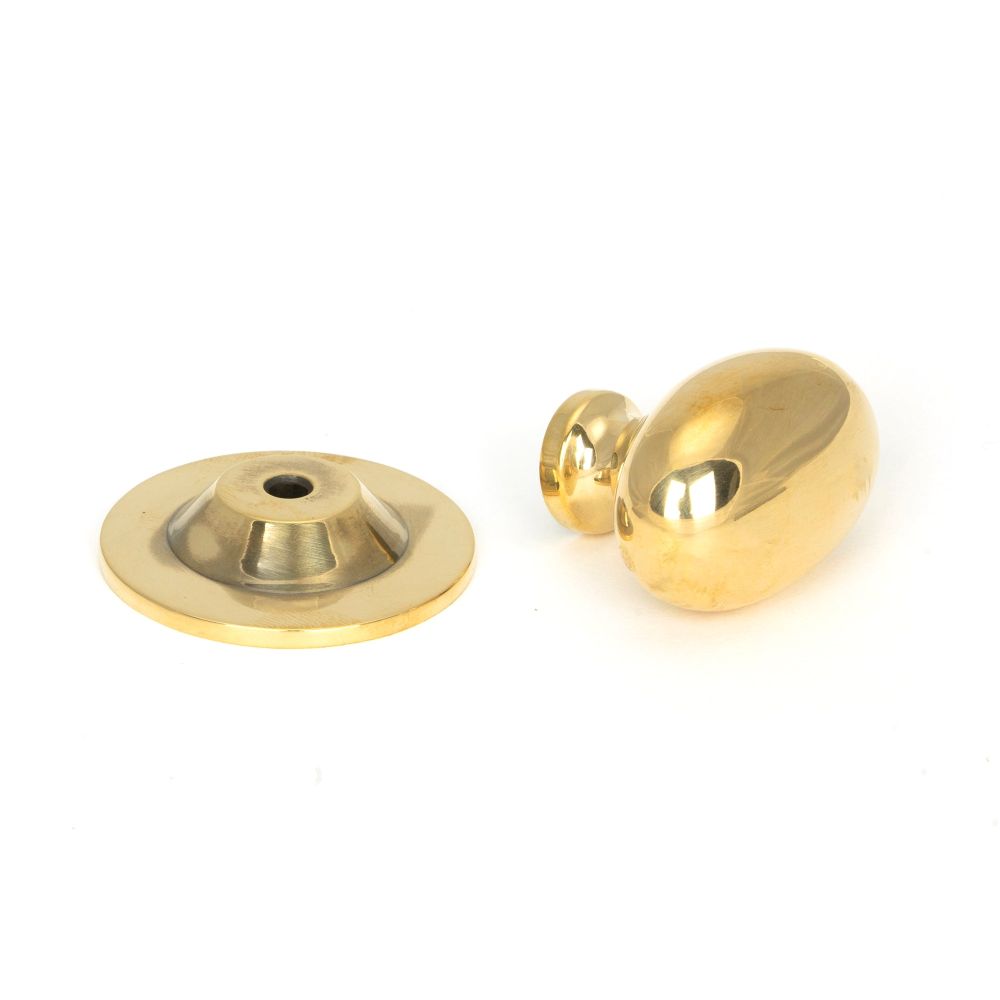 From The Anvil - Aged Brass Oval Cabinet Knob 33mm | Sku. 46725 | Trade Door Handles.