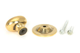 From The Anvil - Aged Brass Oval Cabinet Knob 33mm | Sku. 46725 | Trade Door Handles.