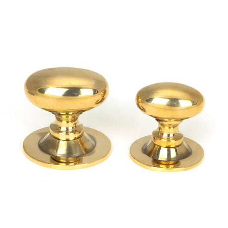 From The Anvil - Aged Brass Oval Cabinet Knob 33mm | Sku. 46725 | Trade Door Handles.