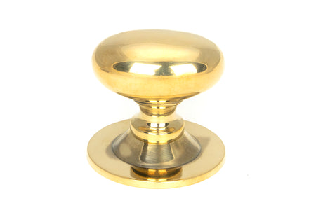 From The Anvil - Aged Brass Oval Cabinet Knob 33mm | Sku. 46725 | Trade Door Handles.