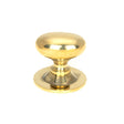 From The Anvil - Aged Brass Oval Cabinet Knob 33mm | Sku. 46725 | Trade Door Handles.