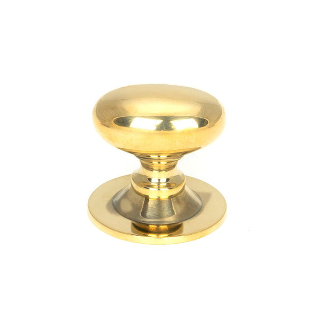 From The Anvil - Aged Brass Oval Cabinet Knob 33mm | Sku. 46725 | Trade Door Handles.