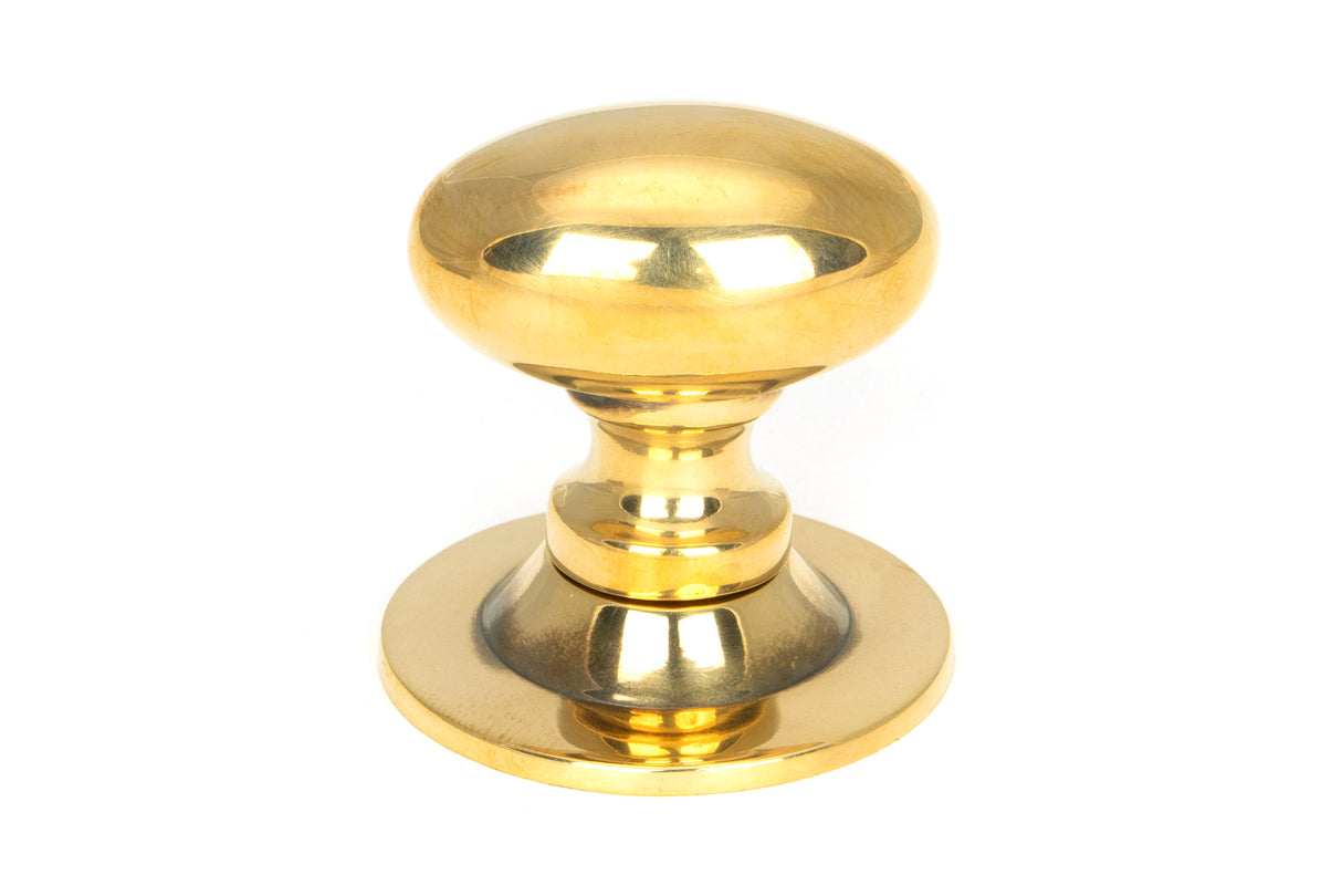 From The Anvil - Aged Brass Oval Cabinet Knob 40mm | Sku. 46726 | Trade Door Handles.