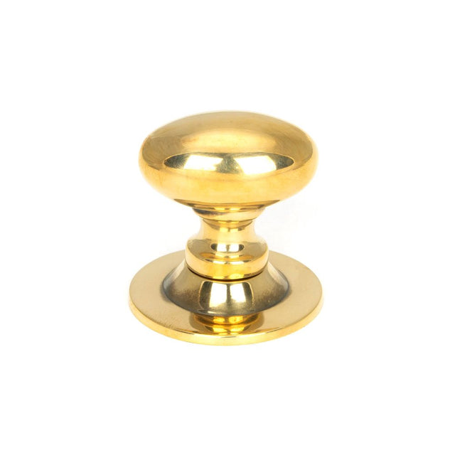 From The Anvil - Aged Brass Oval Cabinet Knob 40mm | Sku. 46726 | Trade Door Handles.
