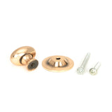 From The Anvil - Polished Bronze Oval Cabinet Knob 33mm | Sku. 46727 | Trade Door Handles.