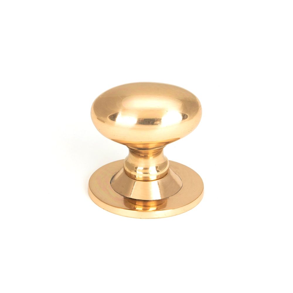 From The Anvil - Polished Bronze Oval Cabinet Knob 40mm | Sku. 46728 | Trade Door Handles.