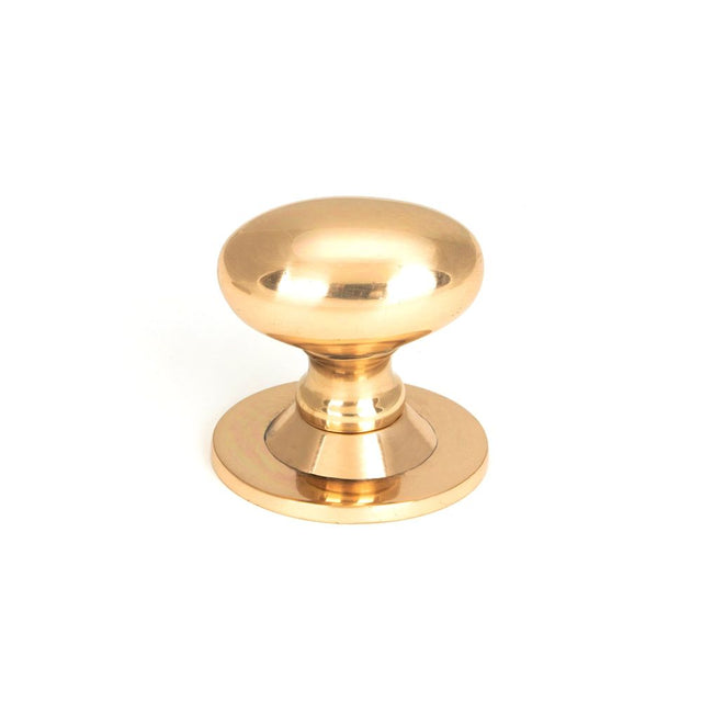 From The Anvil - Polished Bronze Oval Cabinet Knob 40mm | Sku. 46728 | Trade Door Handles.