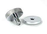 From The Anvil - Polished Chrome Brompton Centre Door Knob (Plain) | Sku. 46738 | Trade Door Handles.