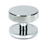 From The Anvil - Polished Chrome Brompton Centre Door Knob (Plain) | Sku. 46738 | Trade Door Handles.