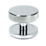 From The Anvil - Polished Chrome Brompton Centre Door Knob (Plain) | Sku. 46738 | Trade Door Handles.