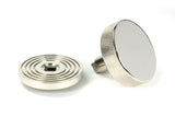 From The Anvil - Polished Nickel Brompton Centre Door Knob (Beehive) | Sku. 46744 | Trade Door Handles.