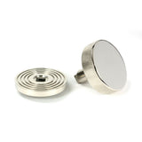 From The Anvil - Polished Nickel Brompton Centre Door Knob (Beehive) | Sku. 46744 | Trade Door Handles.