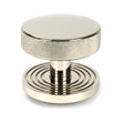 From The Anvil - Polished Nickel Brompton Centre Door Knob (Beehive) | Sku. 46744 | Trade Door Handles.