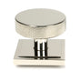 From The Anvil - Polished Nickel Brompton Centre Door Knob (Square) | Sku. 46745 | Trade Door Handles.