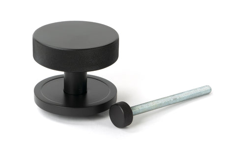 From The Anvil - Aged Bronze Brompton Centre Door Knob (Plain) | Sku. 46746 | Trade Door Handles.