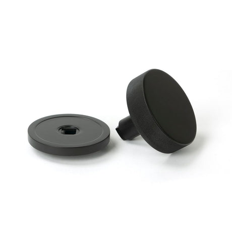 From The Anvil - Aged Bronze Brompton Centre Door Knob (Plain) | Sku. 46746 | Trade Door Handles.