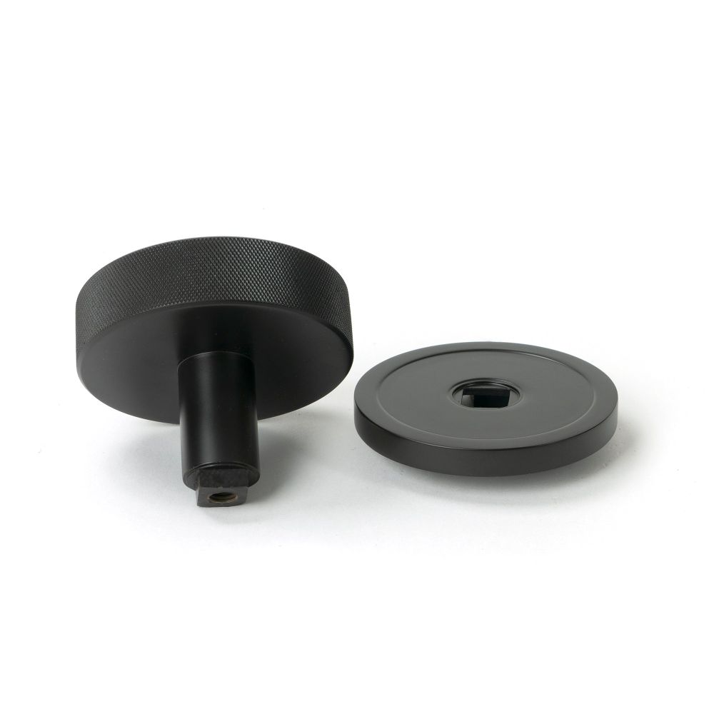 From The Anvil - Aged Bronze Brompton Centre Door Knob (Plain) | Sku. 46746 | Trade Door Handles.
