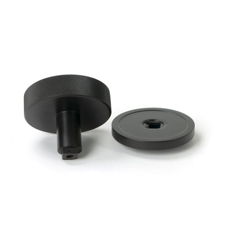 From The Anvil - Aged Bronze Brompton Centre Door Knob (Plain) | Sku. 46746 | Trade Door Handles.
