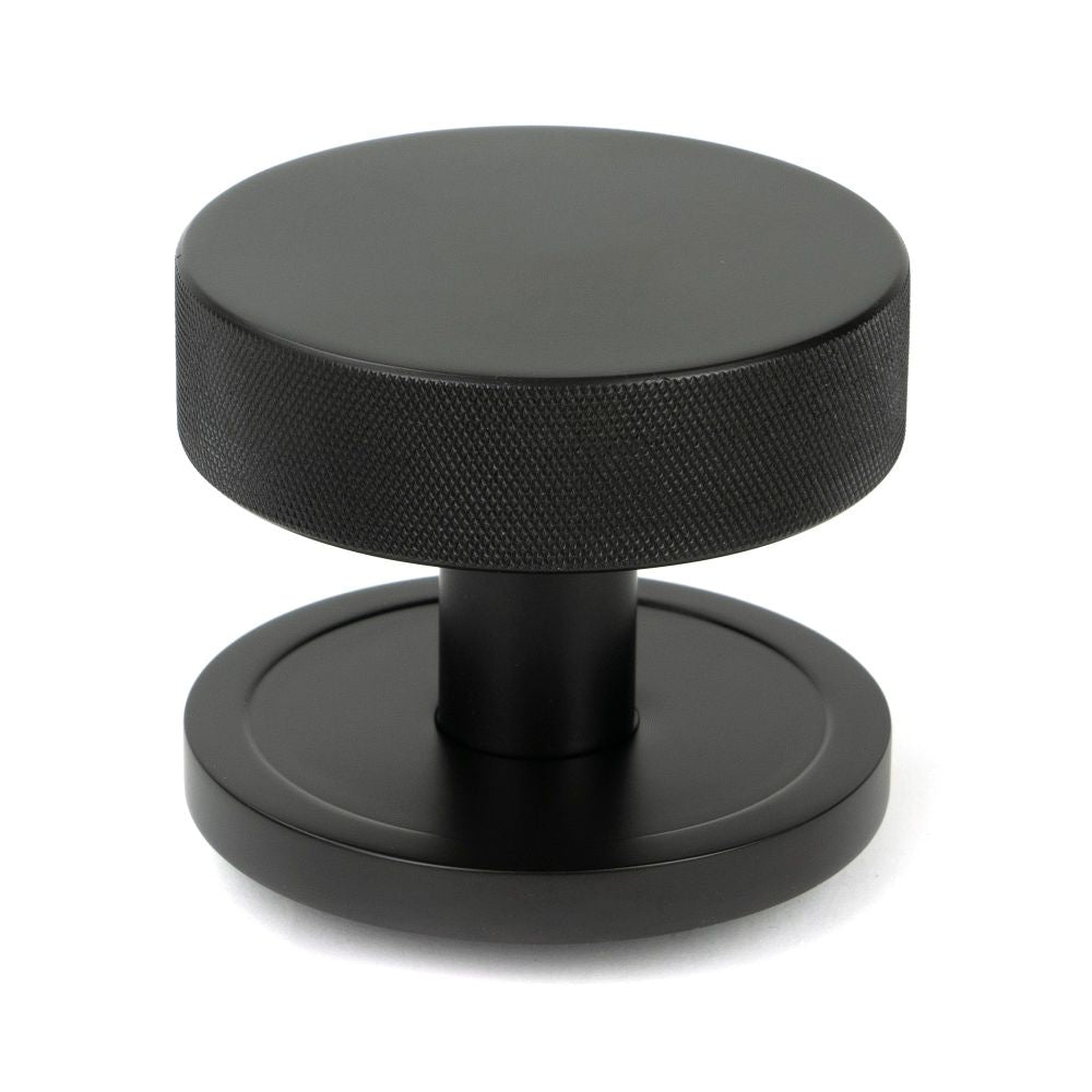 From The Anvil - Aged Bronze Brompton Centre Door Knob (Plain) | Sku. 46746 | Trade Door Handles.