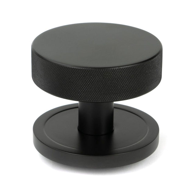 From The Anvil - Aged Bronze Brompton Centre Door Knob (Plain) | Sku. 46746 | Trade Door Handles.