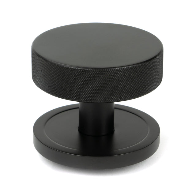 From The Anvil - Aged Bronze Brompton Centre Door Knob (Plain) | Sku. 46746 | Trade Door Handles.