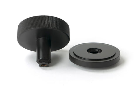 From The Anvil - Aged Bronze Brompton Centre Door Knob (Art Deco) | Sku. 46747 | Trade Door Handles.