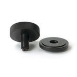 From The Anvil - Aged Bronze Brompton Centre Door Knob (Art Deco) | Sku. 46747 | Trade Door Handles.
