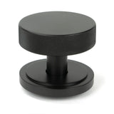 From The Anvil - Aged Bronze Brompton Centre Door Knob (Art Deco) | Sku. 46747 | Trade Door Handles.