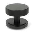 From The Anvil - Aged Bronze Brompton Centre Door Knob (Art Deco) | Sku. 46747 | Trade Door Handles.