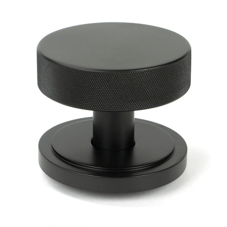 From The Anvil - Aged Bronze Brompton Centre Door Knob (Art Deco) | Sku. 46747 | Trade Door Handles.