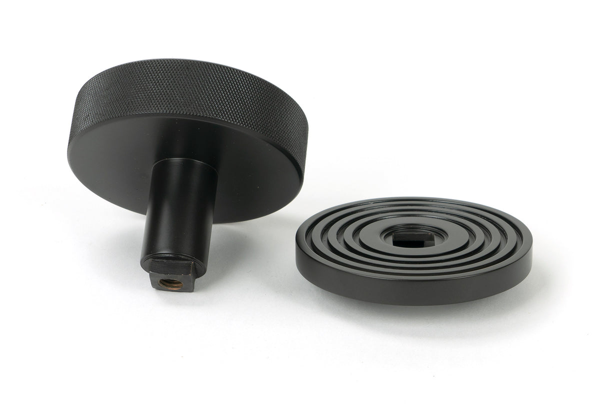 From The Anvil - Aged Bronze Brompton Centre Door Knob (Beehive) | Sku. 46748 | Trade Door Handles.