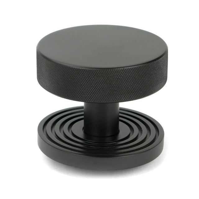 From The Anvil - Aged Bronze Brompton Centre Door Knob (Beehive) | Sku. 46748 | Trade Door Handles.
