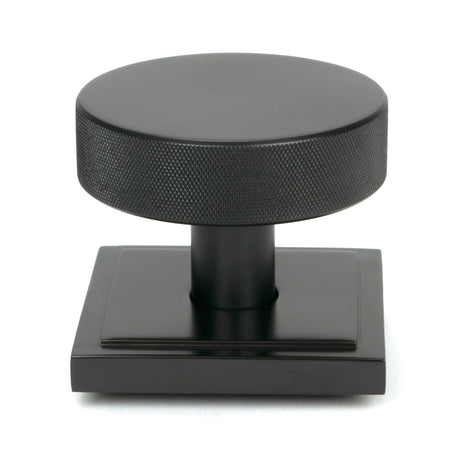 From The Anvil - Aged Bronze Brompton Centre Door Knob (Square) | Sku. 46749 | Trade Door Handles.