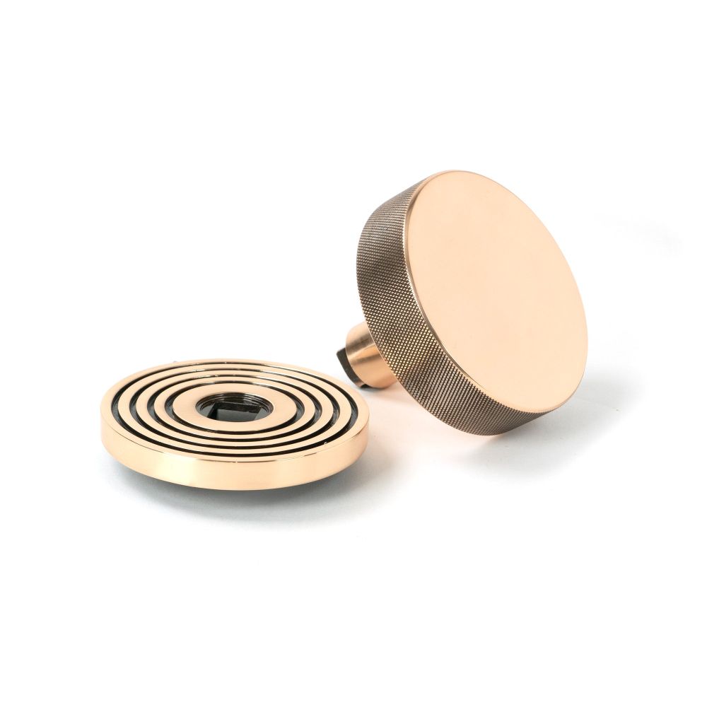 From The Anvil - Polished Bronze Brompton Centre Door Knob (Beehive) | Sku. 46752 | Trade Door Handles.
