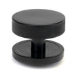 From The Anvil - Black Brompton Centre Door Knob (Plain) | Sku. 46754 | Trade Door Handles.