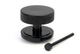 From The Anvil - Black Brompton Centre Door Knob (Art Deco) | Sku. 46755 | Trade Door Handles.