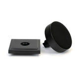 From The Anvil - Black Brompton Centre Door Knob (Square) | Sku. 46757 | Trade Door Handles.
