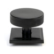 From The Anvil - Black Brompton Centre Door Knob (Square) | Sku. 46757 | Trade Door Handles.
