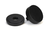 From The Anvil - Matt Black Brompton Centre Door Knob (Art Deco) | Sku. 46759 | Trade Door Handles.