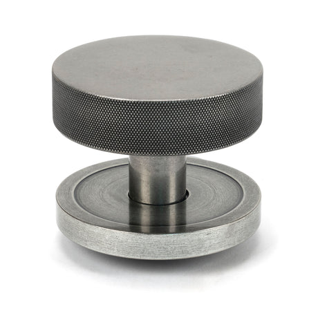 From The Anvil - Pewter Brompton Centre Door Knob (Plain) | Sku. 46762 | Trade Door Handles.