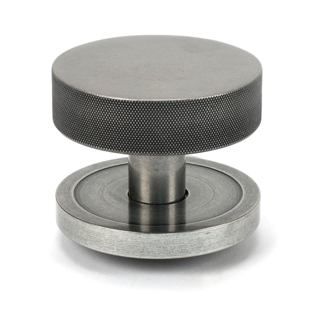 From The Anvil - Pewter Brompton Centre Door Knob (Plain) | Sku. 46762 | Trade Door Handles.