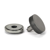 From The Anvil - Pewter Brompton Centre Door Knob (Art Deco) | Sku. 46763 | Trade Door Handles.