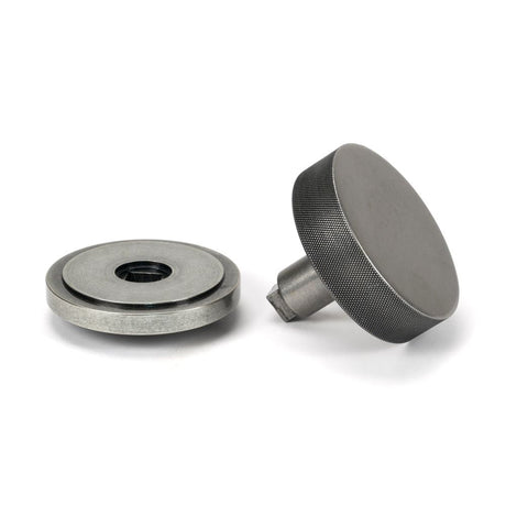 From The Anvil - Pewter Brompton Centre Door Knob (Art Deco) | Sku. 46763 | Trade Door Handles.
