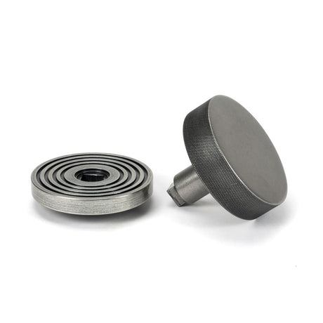 From The Anvil - Pewter Brompton Centre Door Knob (Beehive) | Sku. 46764 | Trade Door Handles.