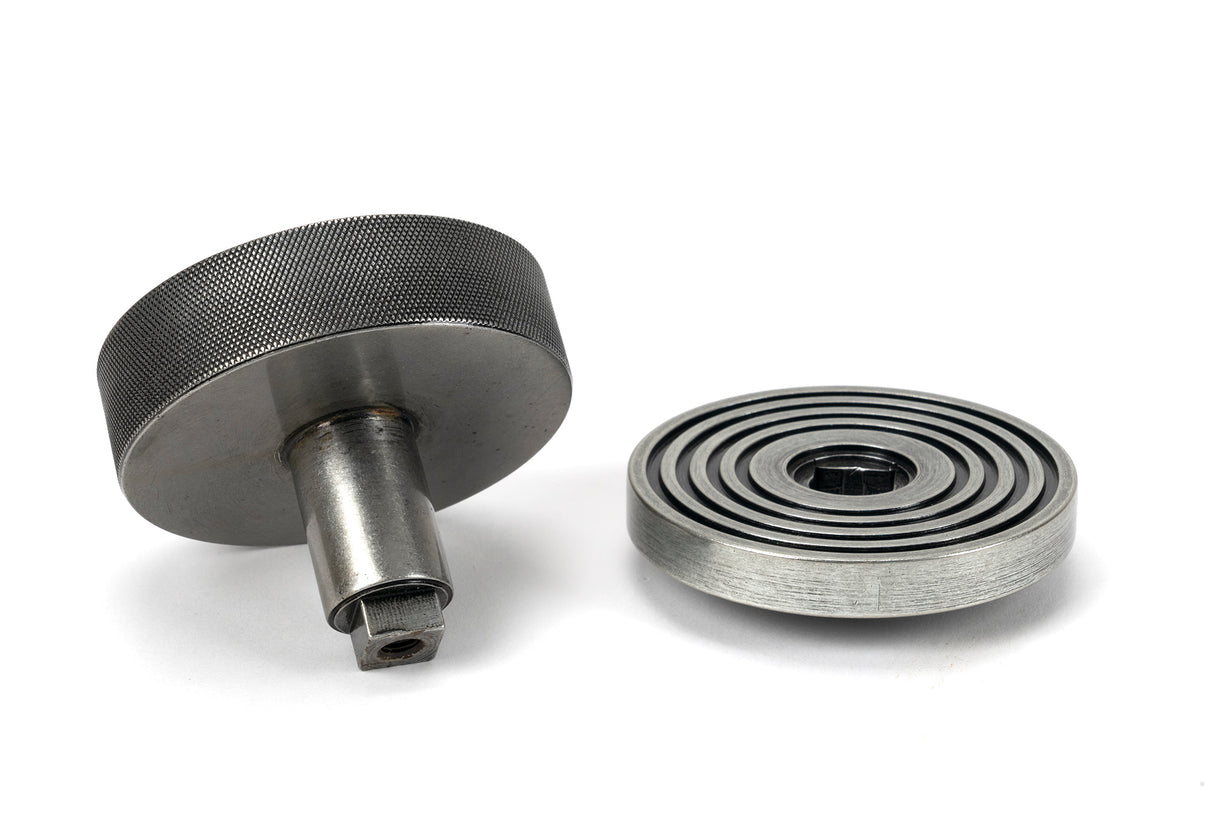 From The Anvil - Pewter Brompton Centre Door Knob (Beehive) | Sku. 46764 | Trade Door Handles.