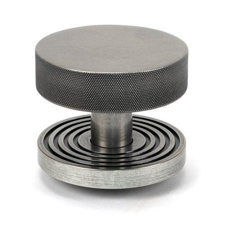 From The Anvil - Pewter Brompton Centre Door Knob (Beehive) | Sku. 46764 | Trade Door Handles.