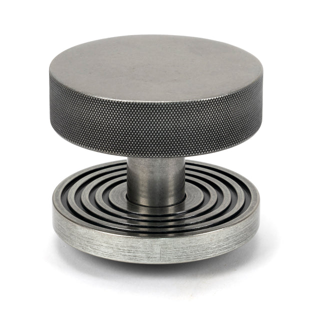 From The Anvil - Pewter Brompton Centre Door Knob (Beehive) | Sku. 46764 | Trade Door Handles.